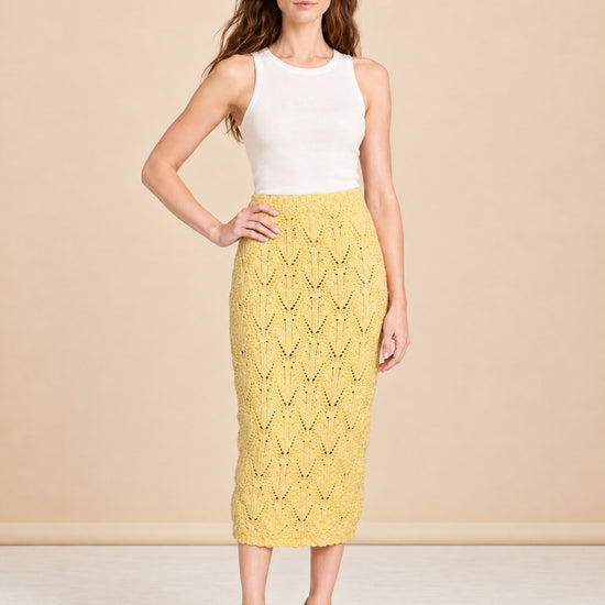 Beck Knit Skirt model_front_3