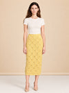 Beck Knit Skirt model_front