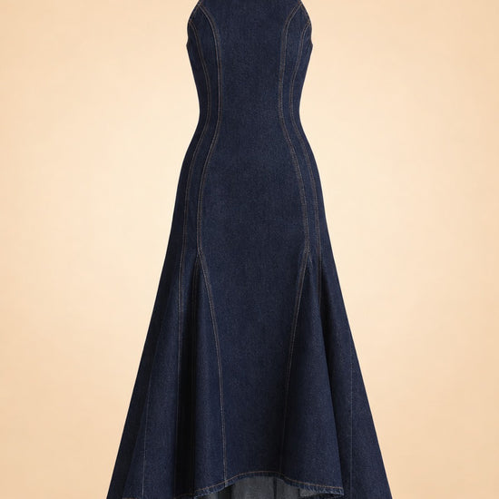 ANNA QUAN Bianca Dress Indigo Denim 8 AU ghost_front