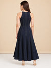 ANNA QUAN Bianca Dress Indigo Denim 8 AU model_back