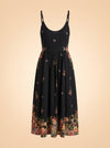 Black floral dress ghost_front