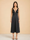 Black Halter Dress — Ganni