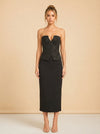 Gold & Black Blazer Set