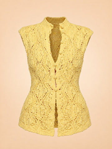 Blaise Knit Top ghost_front