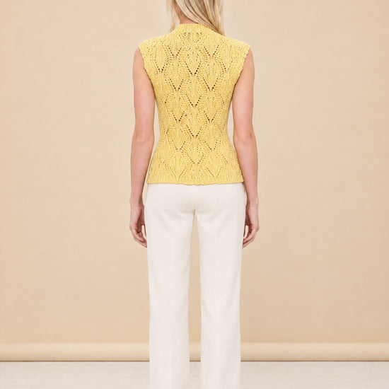 Blaise Knit Top model_back