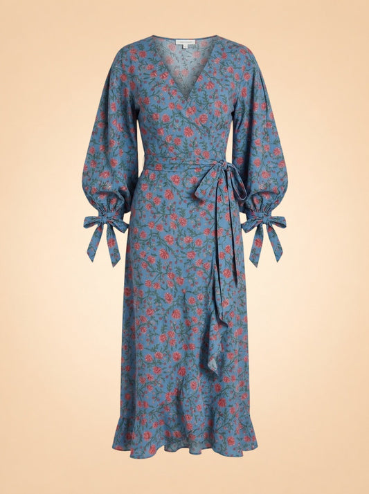 Blue and pink dress ghost_front