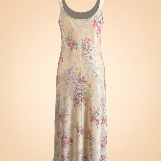 Bridal floral dress ghost_back