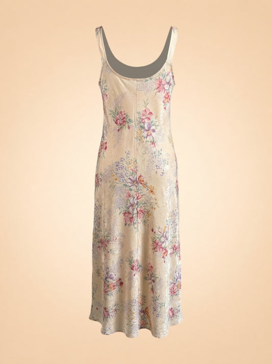Bridal floral dress ghost_back