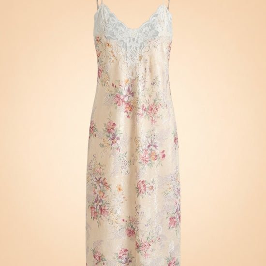 Bridal floral dress ghost_front