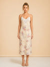 Bridal floral dress model_front
