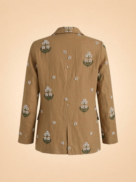 Brown jacket (embroidered) ghost_back