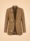 Brown jacket (embroidered) ghost_front