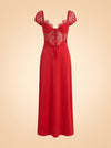 Casey Lace-Inset Midi Dress ghost_front