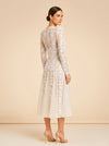 Bronx & Banco Casey Lace Long-Sleeve Mini Dress (white) — detail