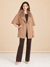 Cashmere Wool Jacket with Fox Fur model_front_3
