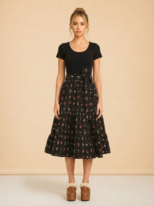 Celine Skirt model_front