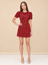 Cherry Tweed Shift Dress model_front_2