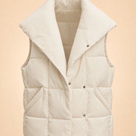 Chiara Padded Gilet ghost_front