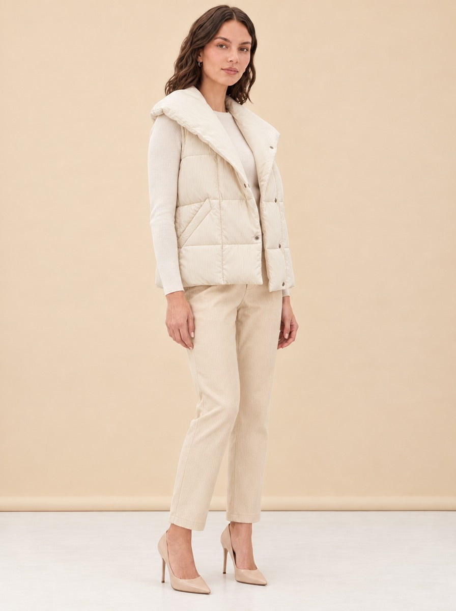 Chiara Padded Gilet model_front_2