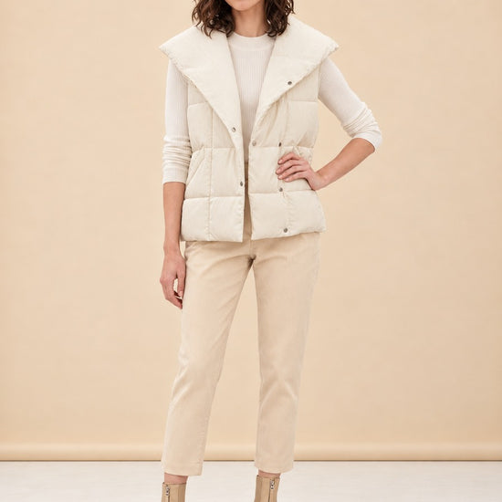 Chiara Padded Gilet model_front_3