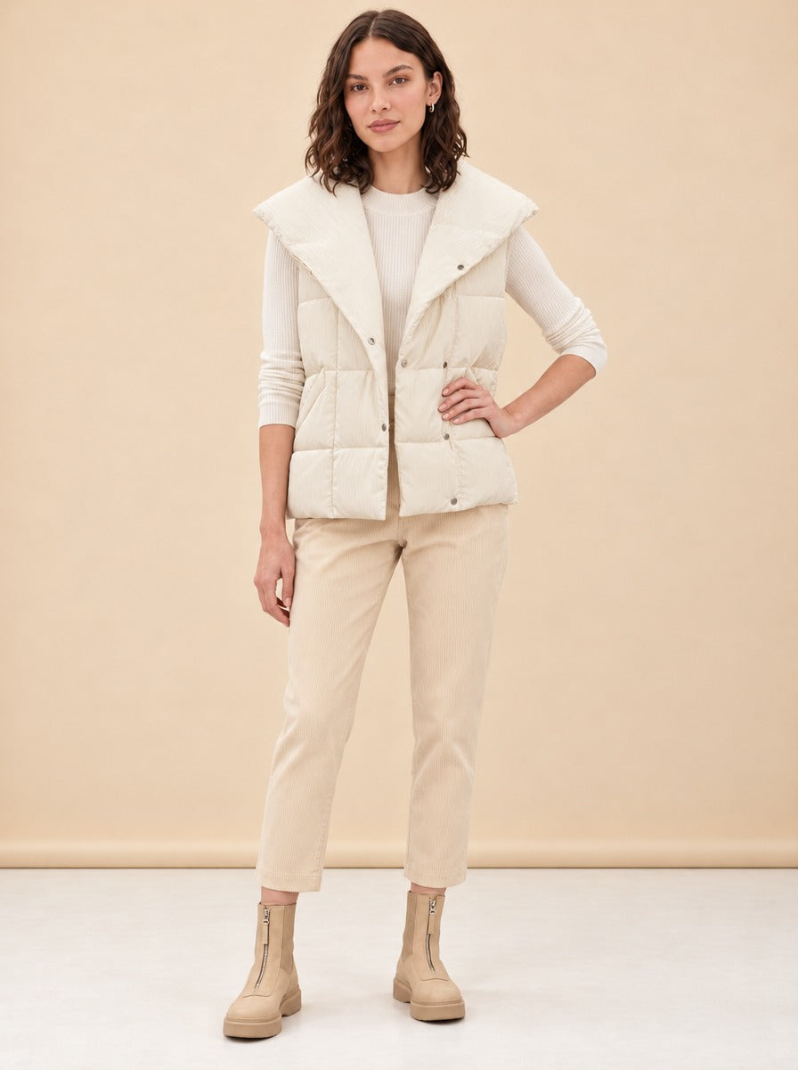 Chiara Padded Gilet model_front_3