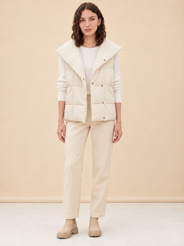 Chiara Padded Gilet model_front