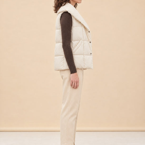 Chiara Padded Gilet model_side