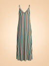 Clara Striped Sleeveless Maxi Dress