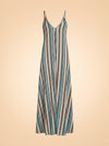 Clara Striped Sleeveless Maxi Dress