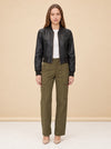 Collins Stonewash Leather Bomber model_front