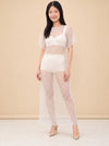 Wraith Beaded Tulle Midi Dress — model front 2