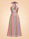 Copacabana Halter Midi Dress ghost_front