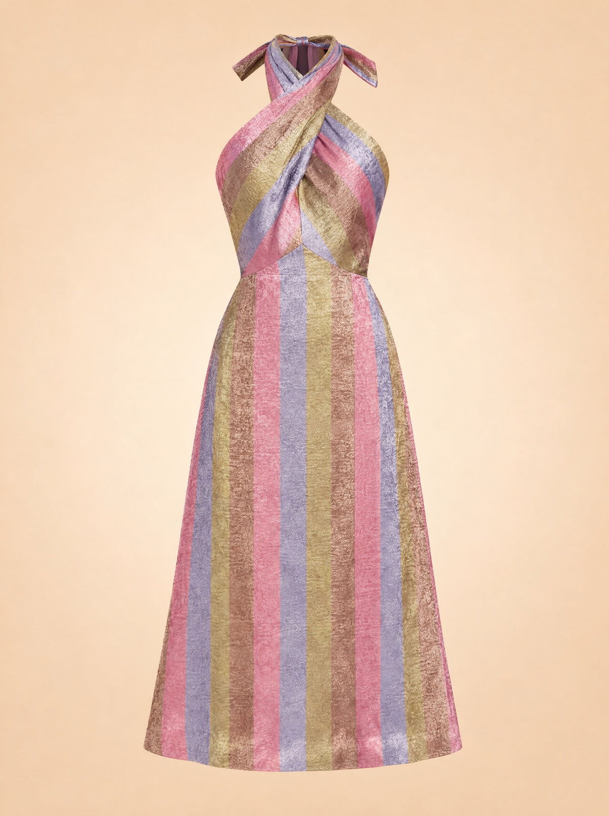 Copacabana Halter Midi Dress ghost_front