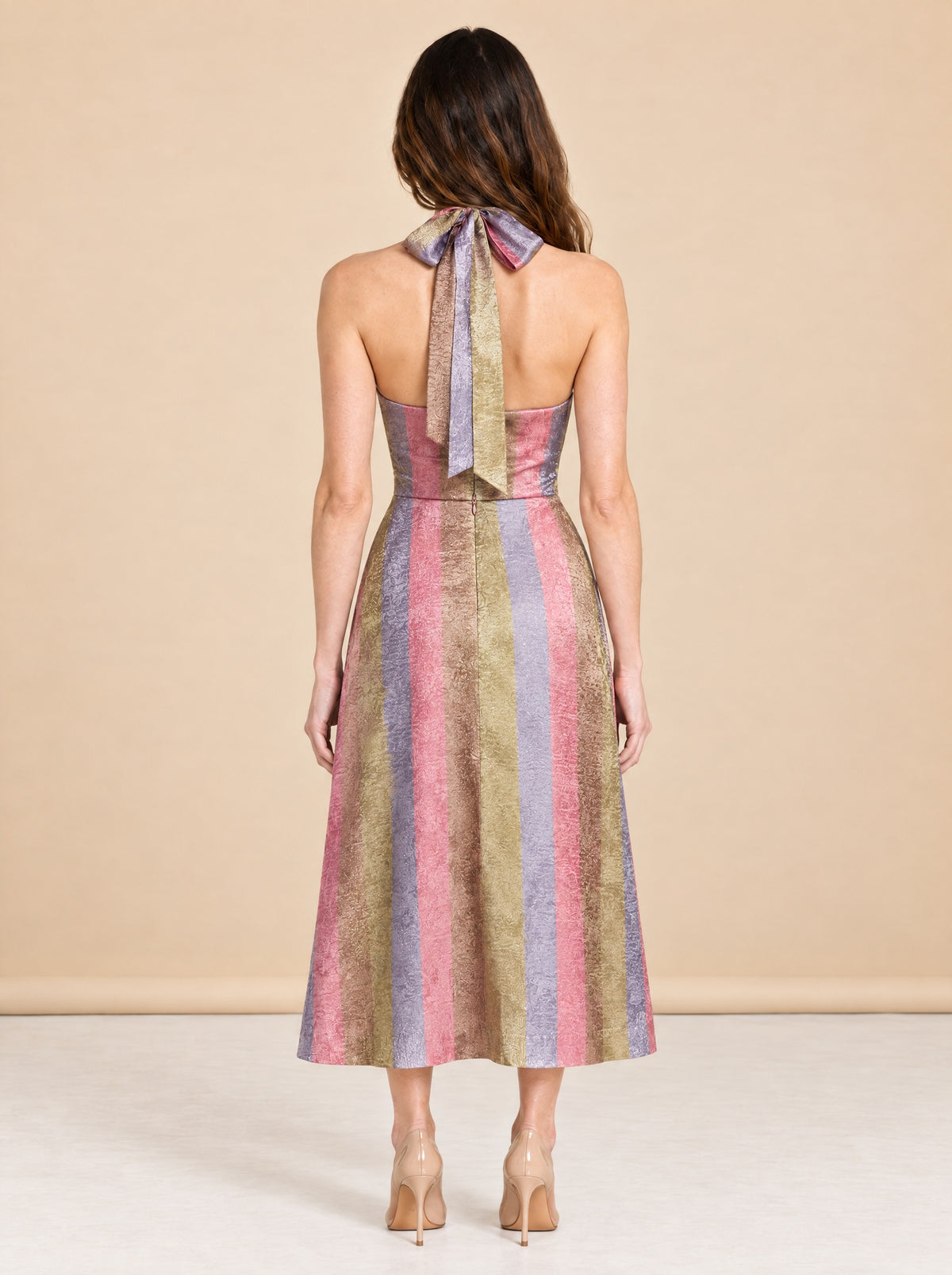 Copacabana Halter Midi Dress model_back
