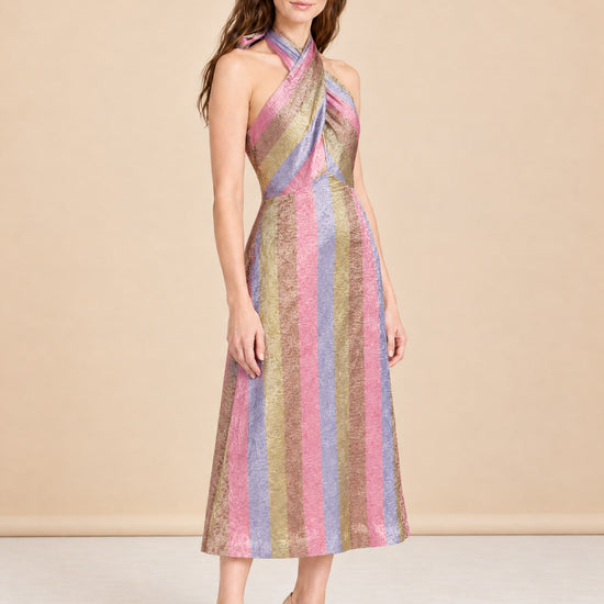 Copacabana Halter Midi Dress model_front_2