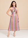 Copacabana Halter Midi Dress model_front_3