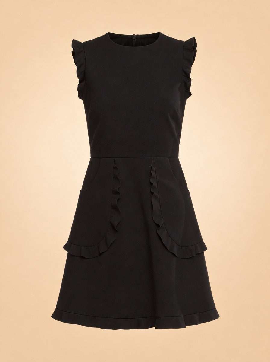 Crew Neck Mini Dress ghost_front