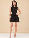 Crew Neck Mini Dress model_front_3