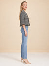 Cropped Sleeve Mini Jacket model_side