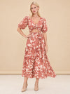 Cropped Wink Top & Wonder Printed Midi Skirt model_front