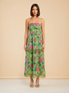 DAISY DRESS IN GARDENIA FLORAL model_front