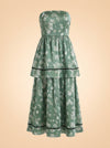 Daisy Dress in Green Blurry Magnolia