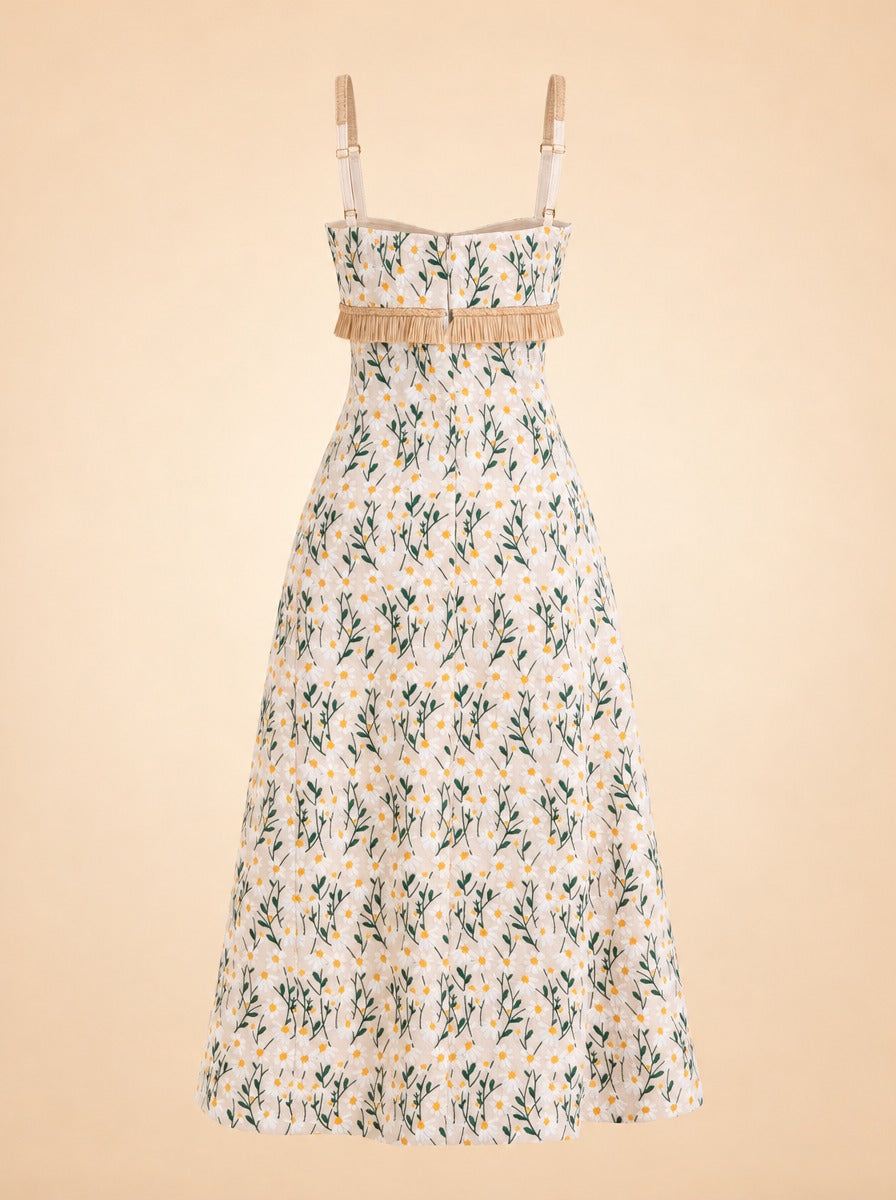 Daisy Meadow Salvador Midi Dress ghost_back