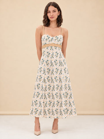 Daisy Meadow Salvador Midi Dress model_front
