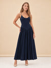 Dena Flared Maxi Dress - Blue model_front_3