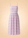 Dorris Day Dress - Triana Shores Ticking ghost_front