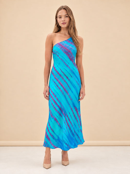 Doutzen - Tie Dye Blue model_front