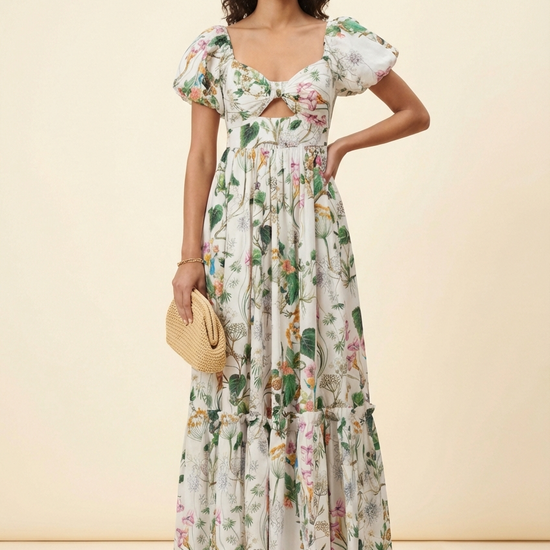 Peyton Gown Maxi Dress - Model #1