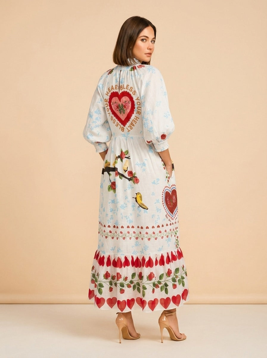 Eliza Dress model_over_shoulder
