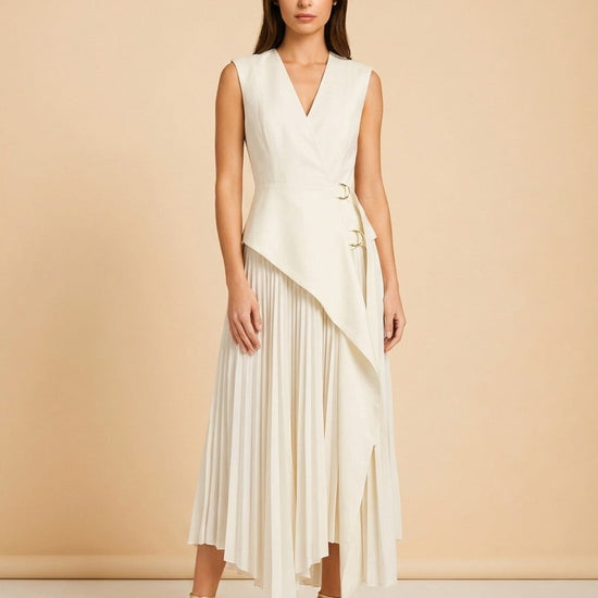 Ellenbrook Linen-Blend Gown — Acler
